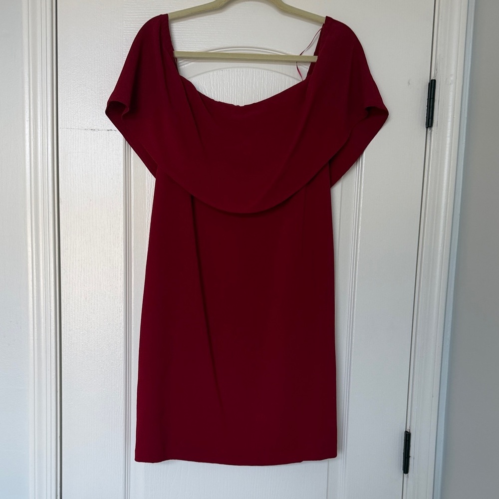 Red cocktail dress